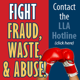 Contact LLA to Report Fraud